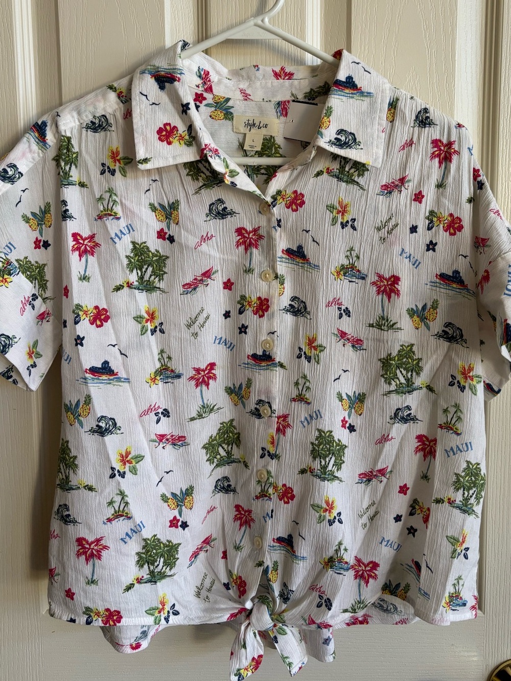 Ladies Hawaiian shirt